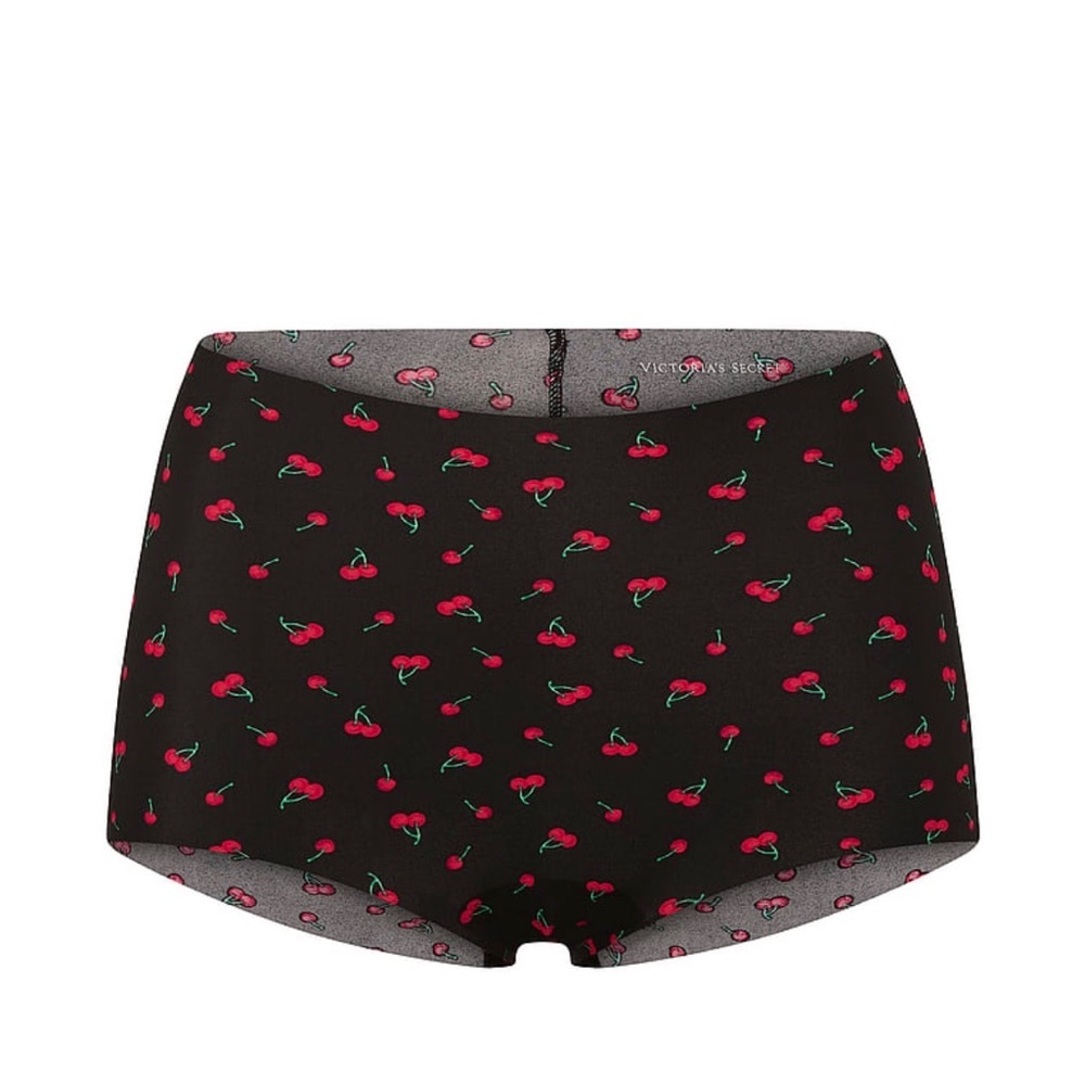 Victoria's Secret Black Cherry-Print High-Waist Underwear